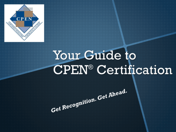 Cnor recertification navigating