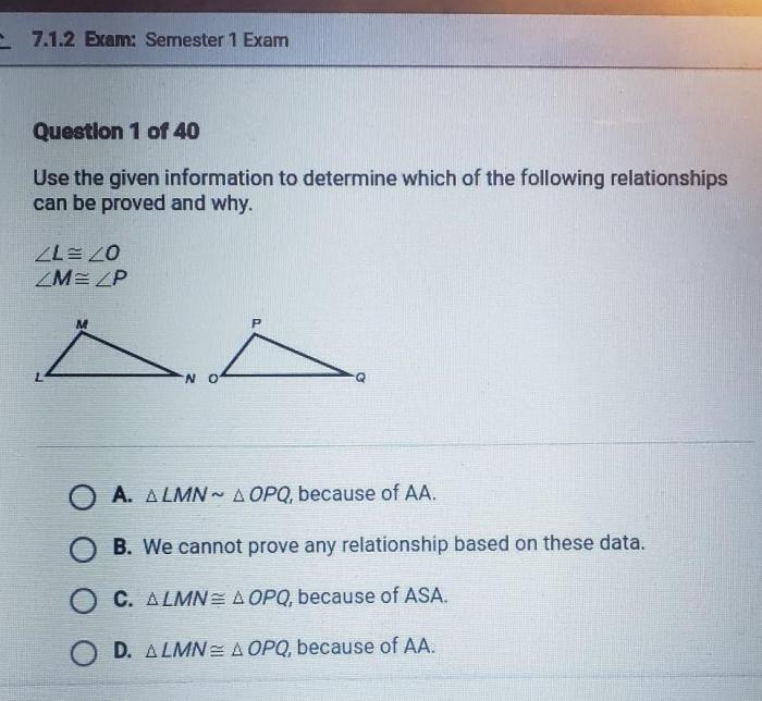 Geometry final exam answer key 2022