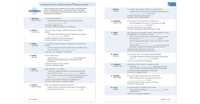 Vocabulary workshop level e unit 12