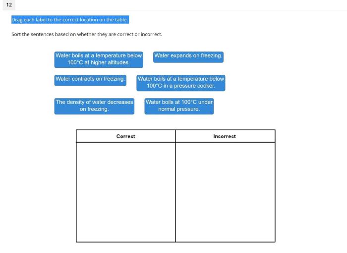 Sort the sentences based on whether they contain an infinitive