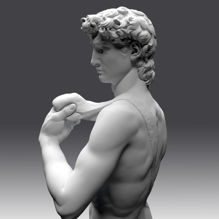 Renaissance sculpture by michelangelo crossword